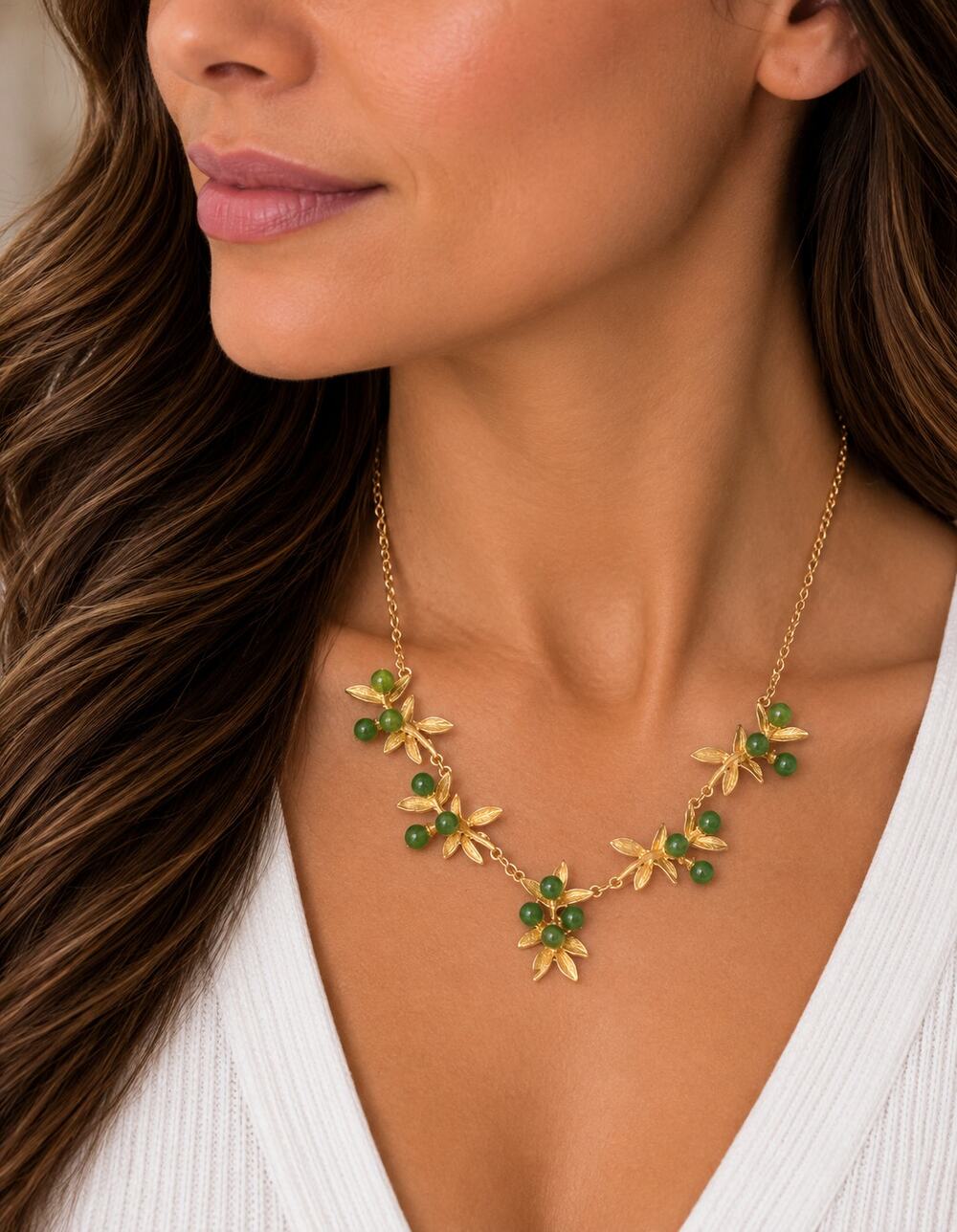 Michael Michaud Pepper Statement Necklace